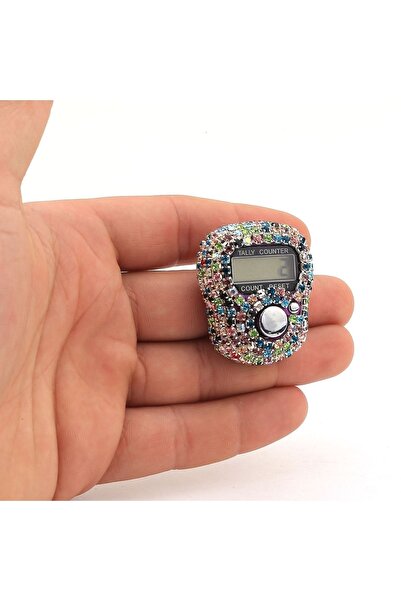 Hobi Dünya Renkli Kristal Taşlı Zikirmatik Tesbihmatik