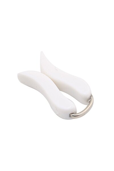 Hobi Dünya Beyaz Lale Eşarp Şal Klipsi