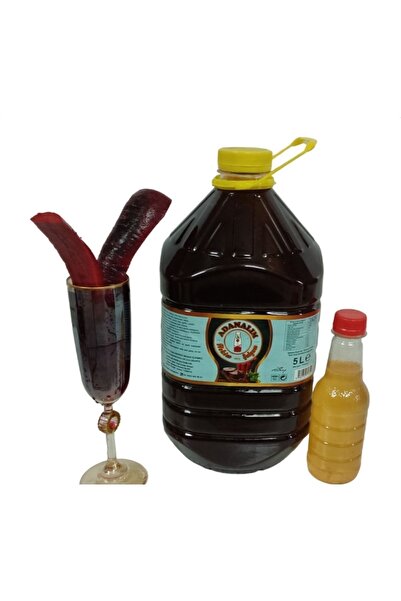 ADANALI HEKİM ŞALGAMLARI 5 Litre Pet Şişe 1 Adet Doğal Sade Adana Şalgam Suyu...