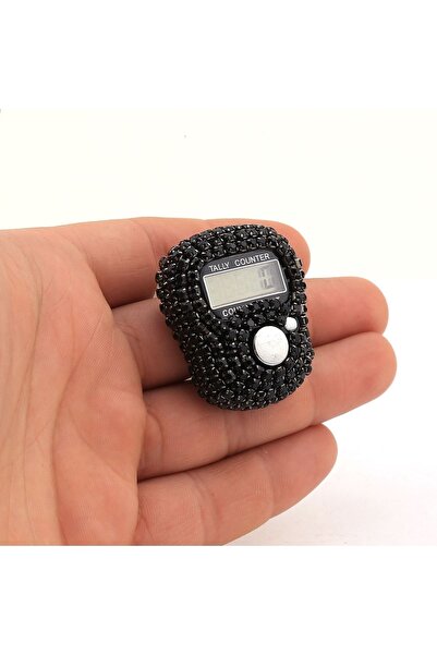 Hobi Dünya Siyah Taşlı Zikirmatik Tesbihmatik