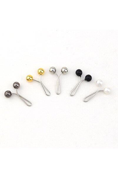 Oren Turkey 12 adet Eşarp Şal Tokası Metalik Renkler