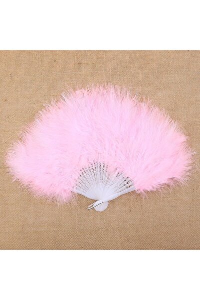 Hobi Dünya Tüylü Nedime Yelpazesi Pembe
