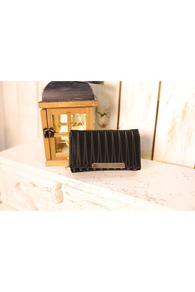 Elentra Large Women's Wallet - Coin, Card Holder, Photo, Paper Money Separate Section Zipper and Magnet Closure