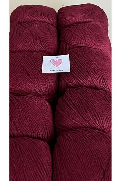 Makromİps Premium Amigurumi Punch Thread Baby Soft Cotton Knitted - 10 PCS (50grx10) Thread Hob