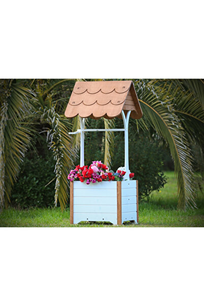 MANDU “MANDU” Ahşap Su Kuyusu Saksı