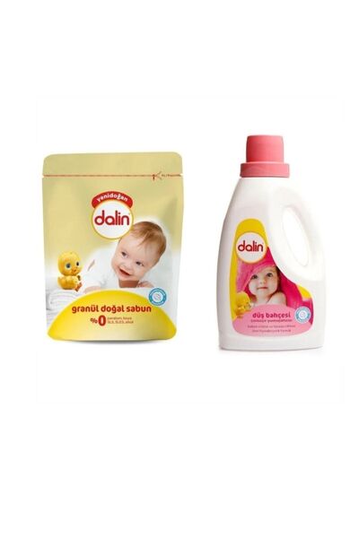 Dalin Düş Bahçesi Çamaşır Yumuşatıcısı 1500 ML + Granül Doğal Sabun 1000 ML