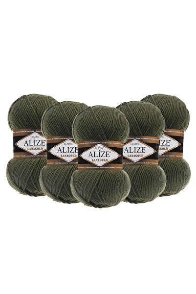 Alize 5 Adet Alize Lanagold El Örgü İpliği - 29 Yeşil