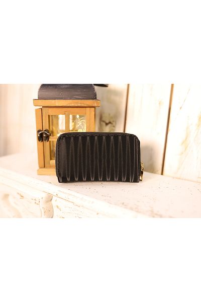 Elentra Large Women's Wallet - Coin, Card Holder, Photo, Paper Money Separate Section Zipper and Magnet Closure