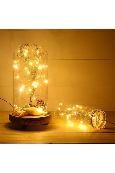 OZCMAX Peri Led Işık 28 Ledli 3 Metre Sarı Led Şeritt Aydınlatma Spot Led (6F)