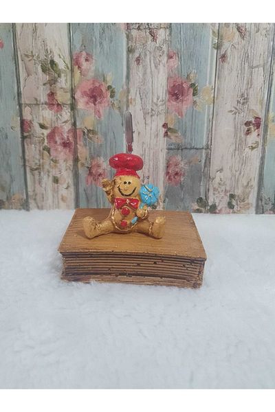 Merland Man Figure Cookie Handmade - Paper and Note Holder