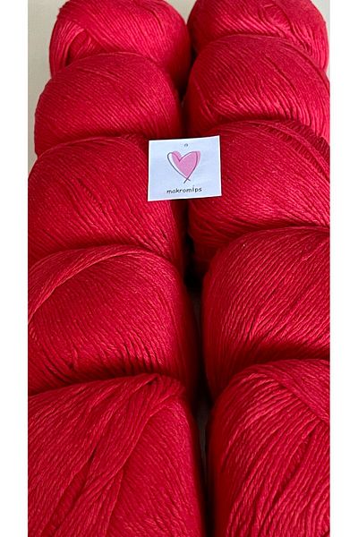 Makromİps Premium Amigurumi Punch Thread Baby Soft Cotton Knitted - 10 PCS (50grx10) Thread Hob