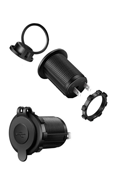 aogo 2 Usb Şarj Soketi Güç Çıkışı 1a - 2.1a Su Geçirmez Tekne Araba Motorsiklet Usb Priz 12 Volt