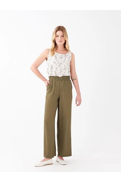 LC Waikiki Comfortable Fit Women's Crinkle Pants