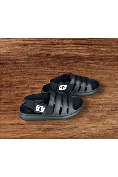 Seha Black Eva Light Sole Comfortable Sandals for Kids