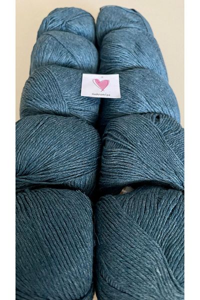 Makromİps Πολυτελές Amigurumi Punch Νήμα Baby Soft Cotton Πλέξιμο - 10 ΤΕΜ (50grx10) Νήμα Hobby