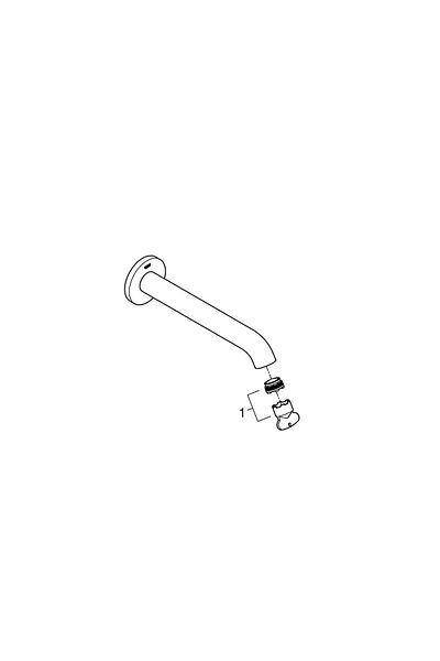Grohe Essence Cool Sunrise Cut - Spout Brushed 13449gn1