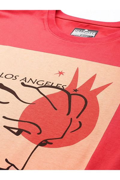 Dillinger By Styli Oversized Girl Graphic Combed Cotton T-Shirt