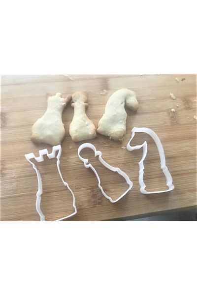 Rapithwin Chess Set Cookie Mold (3 Pieces)