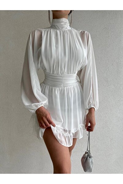 Afiş Butik Šifonové minišaty - stojáček