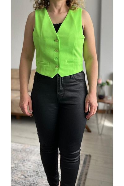 Consept OPEN PISTACHIO GREEN VEST