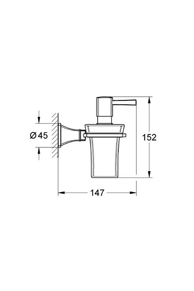 Grohe Liquid Soap Dish + Holder Chrome/gold - 40627ıg0