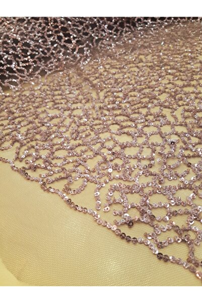 Safir Kumaş Petek Zırh Desen Yoğun Taş İşlemeli Dantel 3 Metre (Astarda  Dahil)