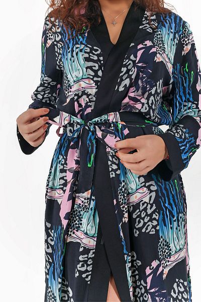 ASN concept Women's Woven Long Dressing Gown (with Large Size Option)