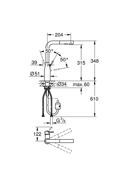 Grohe Essence Single Control Sink Faucet - 30270al0