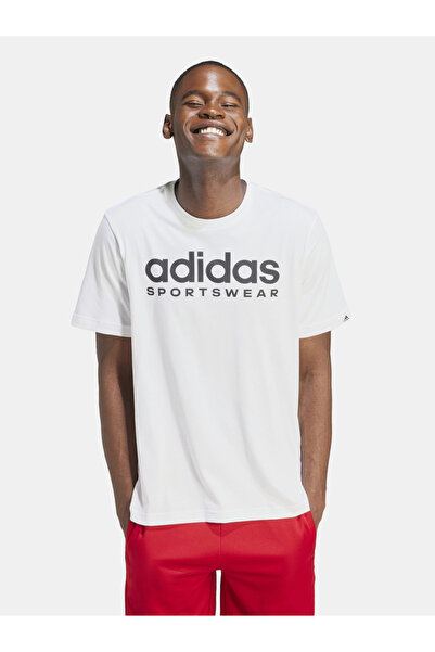 adidas Ανδρικό Κοντομάνικο Αθλητικό Μπλουζάκι με Στάμπα M