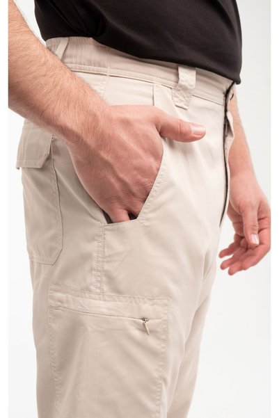 North Mountain Outdoor Pants – Hit Model, Sand Beige, Flexible and Breathable