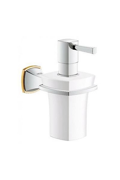 Grohe Liquid Soap Dish + Holder Chrome/gold - 40627ıg0