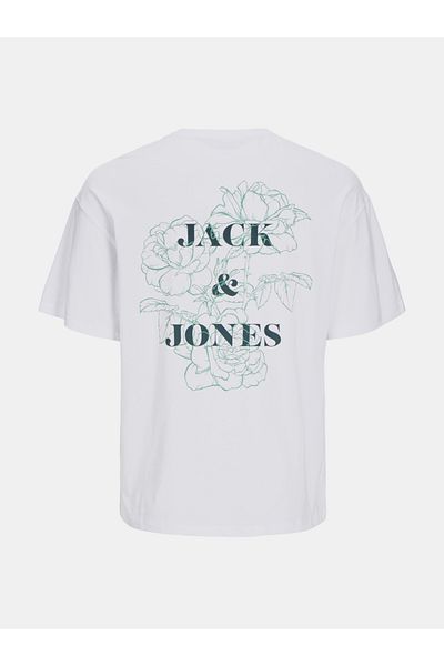 Jack & Jones Back Graphic Crew Neck Wide Fit T-Shirt