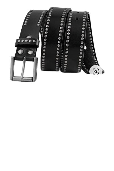 targay Kovboy Tokalı Zımbalı Kemer Hakiki Deri