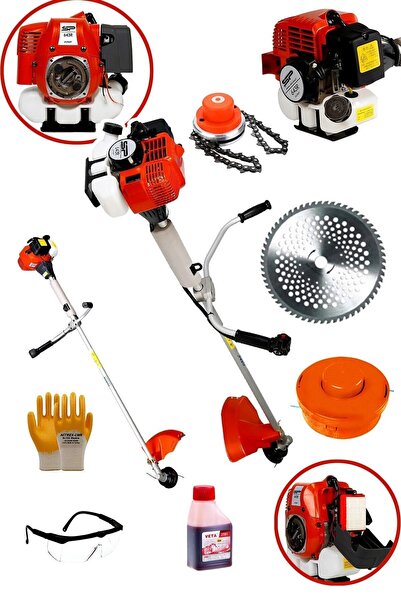 Spech Power Amerikan Gtr59 Magnezyum Karter 2.1 Hp Yan Tipi Ot Çalı Tırpanı B...