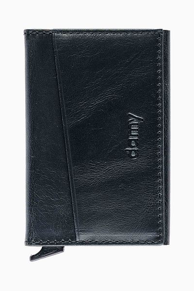 OKAVANGO Leather Mechanical Wallet - Men's and Women's Card Holder Accessory 611cr