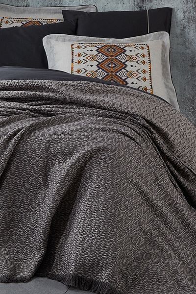 Ecocotton Brown Black Maya Pike 220X240