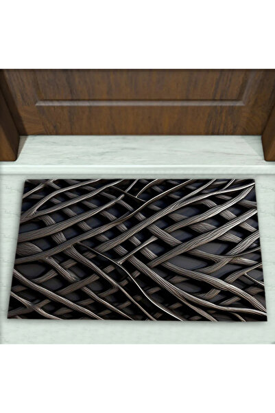 Colorix Carpet Üç Boyutlu (3D) Desenli Dekoratif Kapı Önü Paspası No: 1751