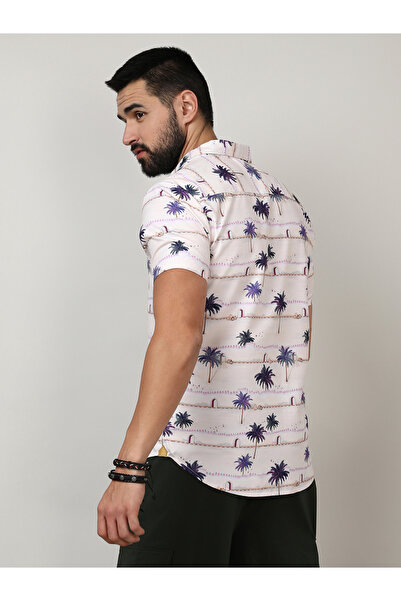Campus Sutra By Styli Desert Palm Regular Fit Shirt