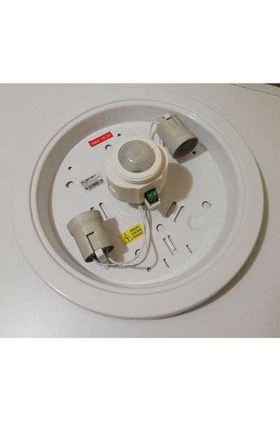 Netelsan Sensor Ceiling Luminaire Observer Double Socket 360 Degree