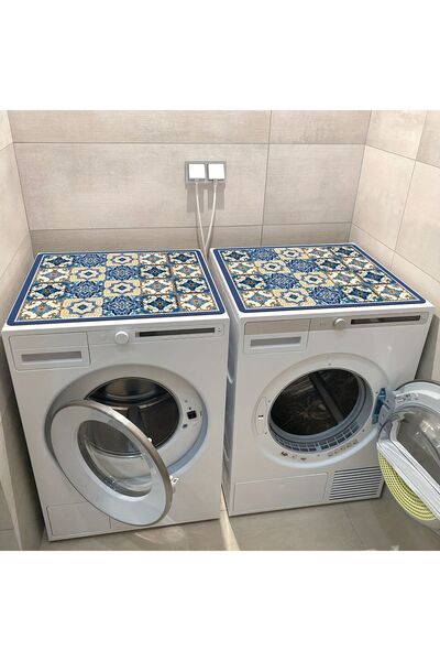 Else Dekor Dryer Protection Mat - Washing Machine Cover, Liquid Proof Non-Slip Washable Dsn-02