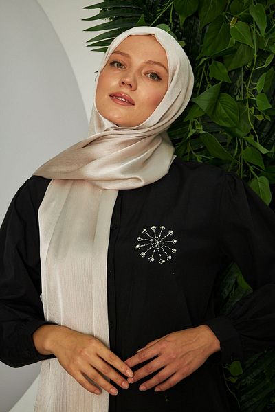 Şehr-i Şal İstanbul SakaFashion Idol Jan Jan Shawl - CREAM