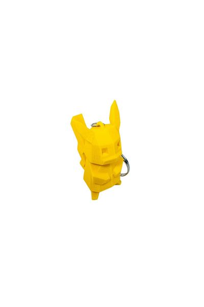 Tesseract Pikachu Patterned Yellow Keychain