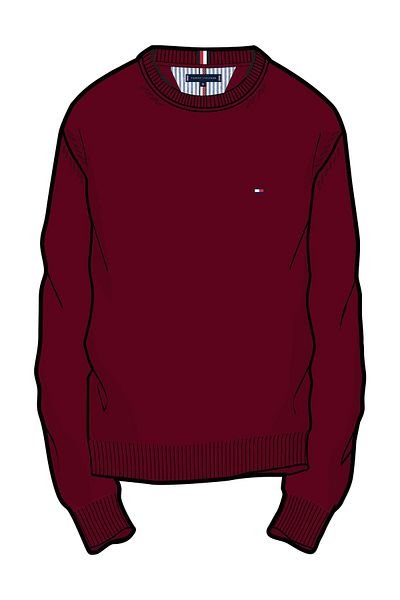 Tommy Hilfiger MW0MW21316 Piros