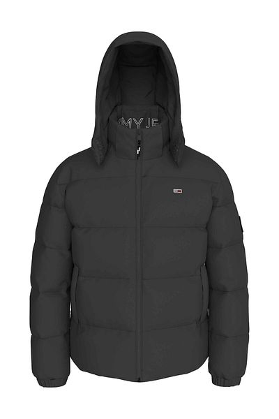 Tommy Jeans Pánská černá bunda - DM0DM18487BDS