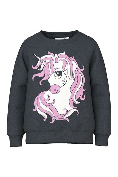 name ıt Unisex mikina s kapucí NMFVEDA LS Sweat