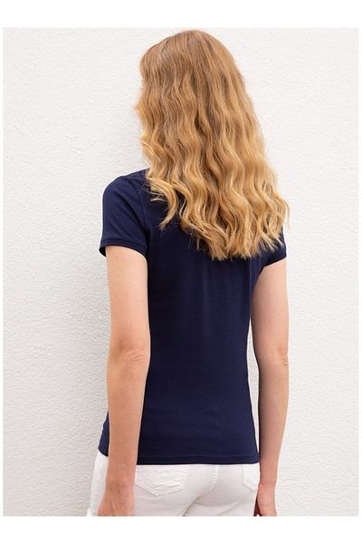U.S. Polo Assn. Tricou damă bleumarin