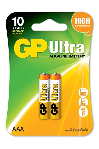 GP Batteries Gp Lr03 Aaa Boy Ultra Alkalin Ince Kalem Pil 2'li Paket Gp24au-2u2