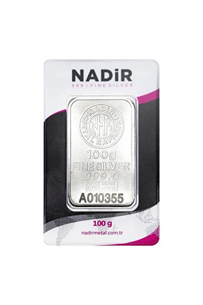 Nadir Gold Rimagold Nadirgold 100 gr Gümüş Külçe