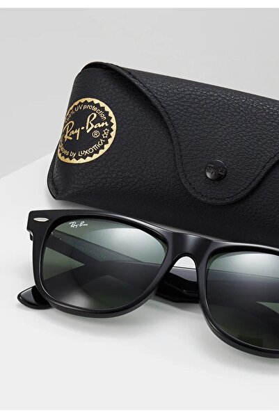 Ray-Ban Rb2140 901 50wayfarer Siyah Kemik Yeşil Camlı Unisex Güneş Gözlüğü Rb 2140 901