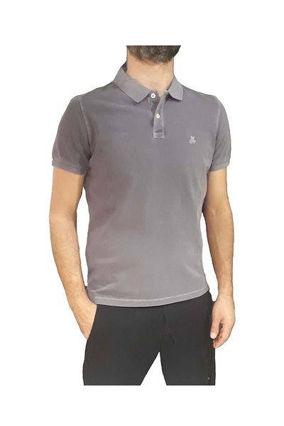 HNS Ανδρικό μπλουζάκι με λαιμόκοψη Polo - Antresit - S - St04002-antresit-s